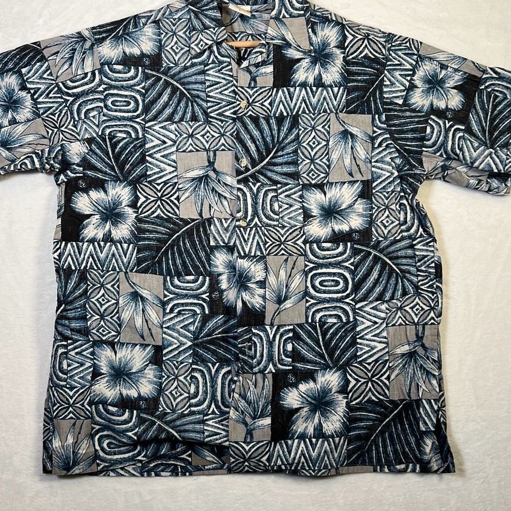 Vintage Hawaiian Go Barefoot short sleeve Button up Shirt USA Made - Mens Large
